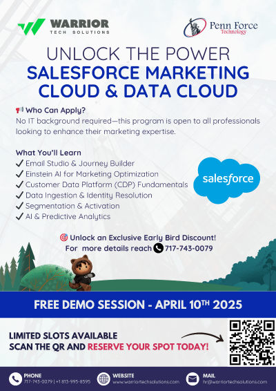 salesforce-marketing-cloud-and-data-cloud traing flyer